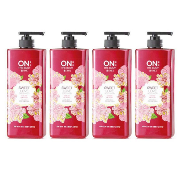 ON:THE BODY安宝笛甜蜜爱恋香水沐浴露900ml*4