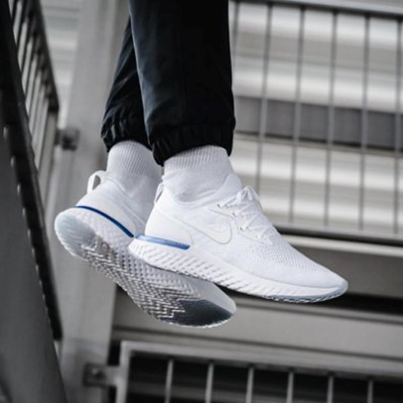 Nike Epic React Flyknit 白灰蓝