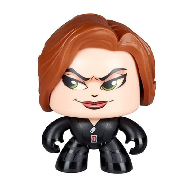 孩之宝Marvel漫威酷头变脸公仔系列黑寡妇E2167