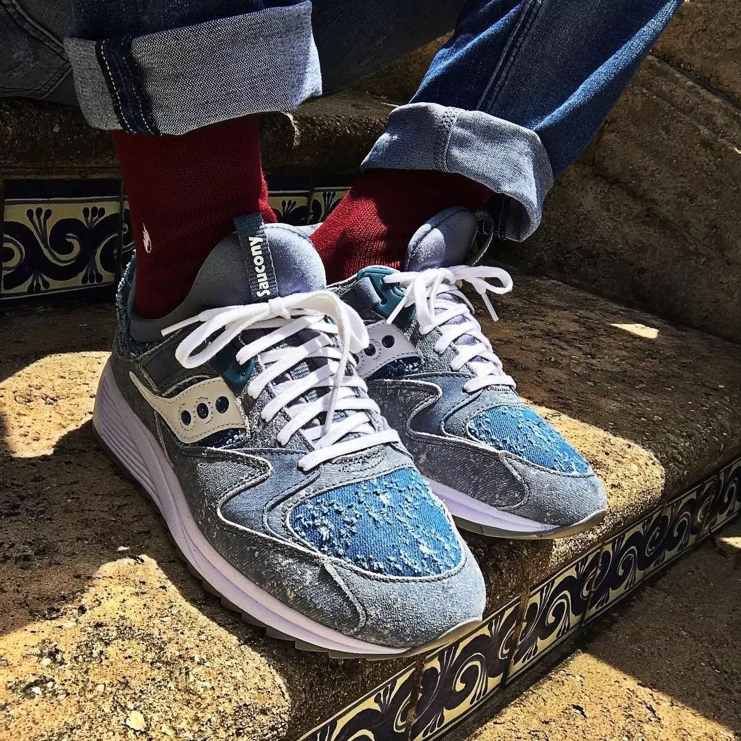 Saucony Grid 8500  牛仔蓝