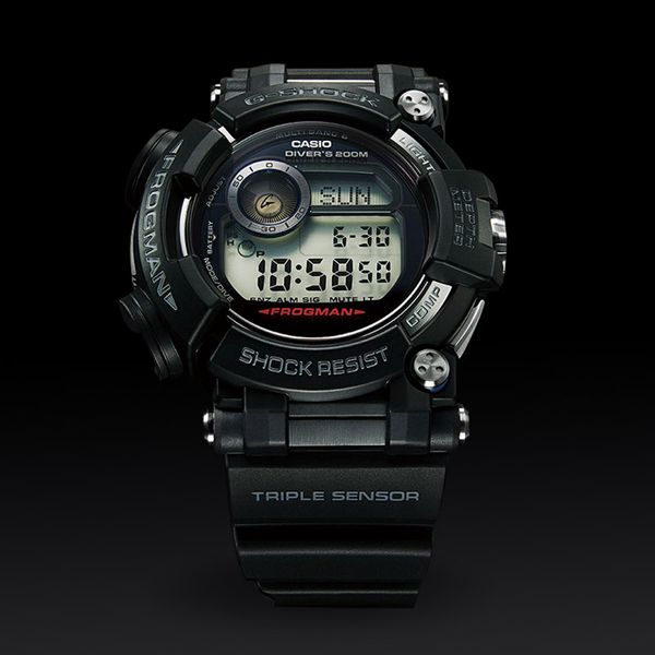 卡西欧 航海系列防水防震潜水手表 GWF-D1000-1DR