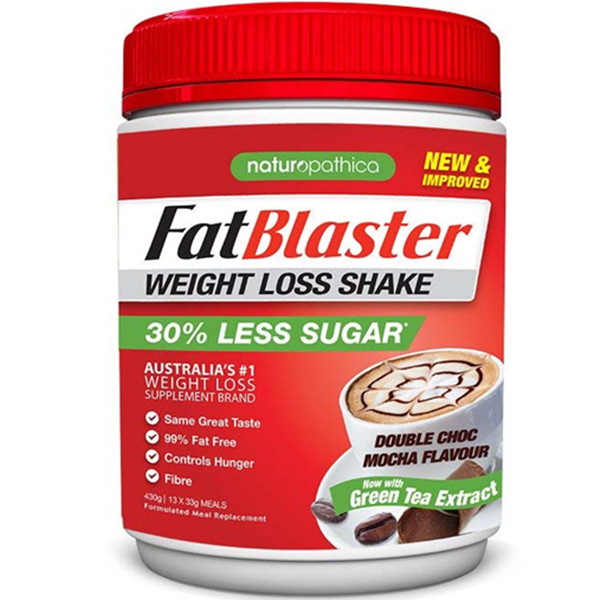 FatBlaster 代餐奶昔30% 少糖 可可摩卡味 430g