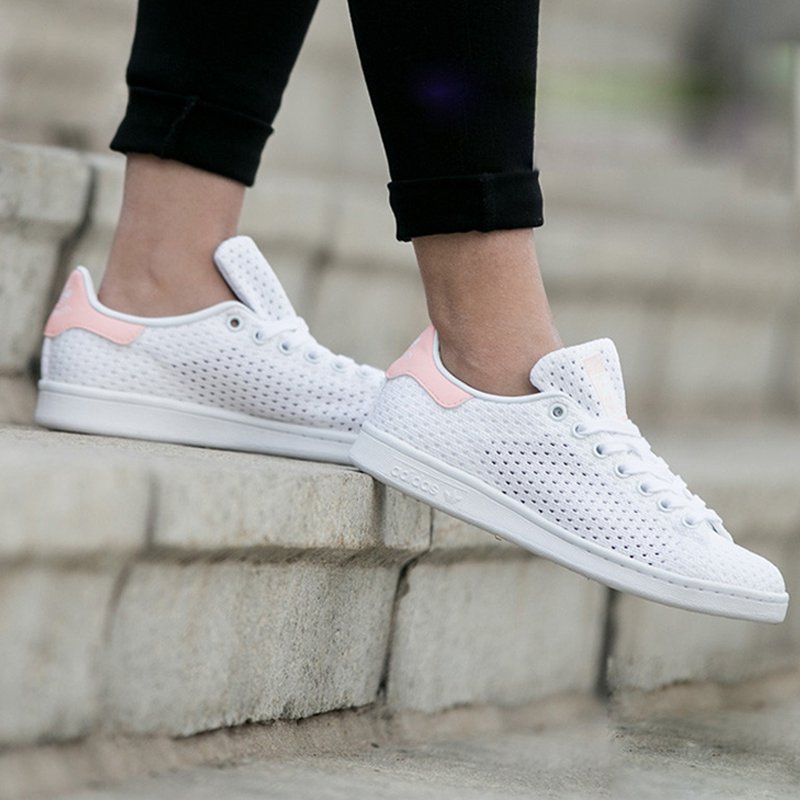 adidas Stan Smith 粉尾编织面