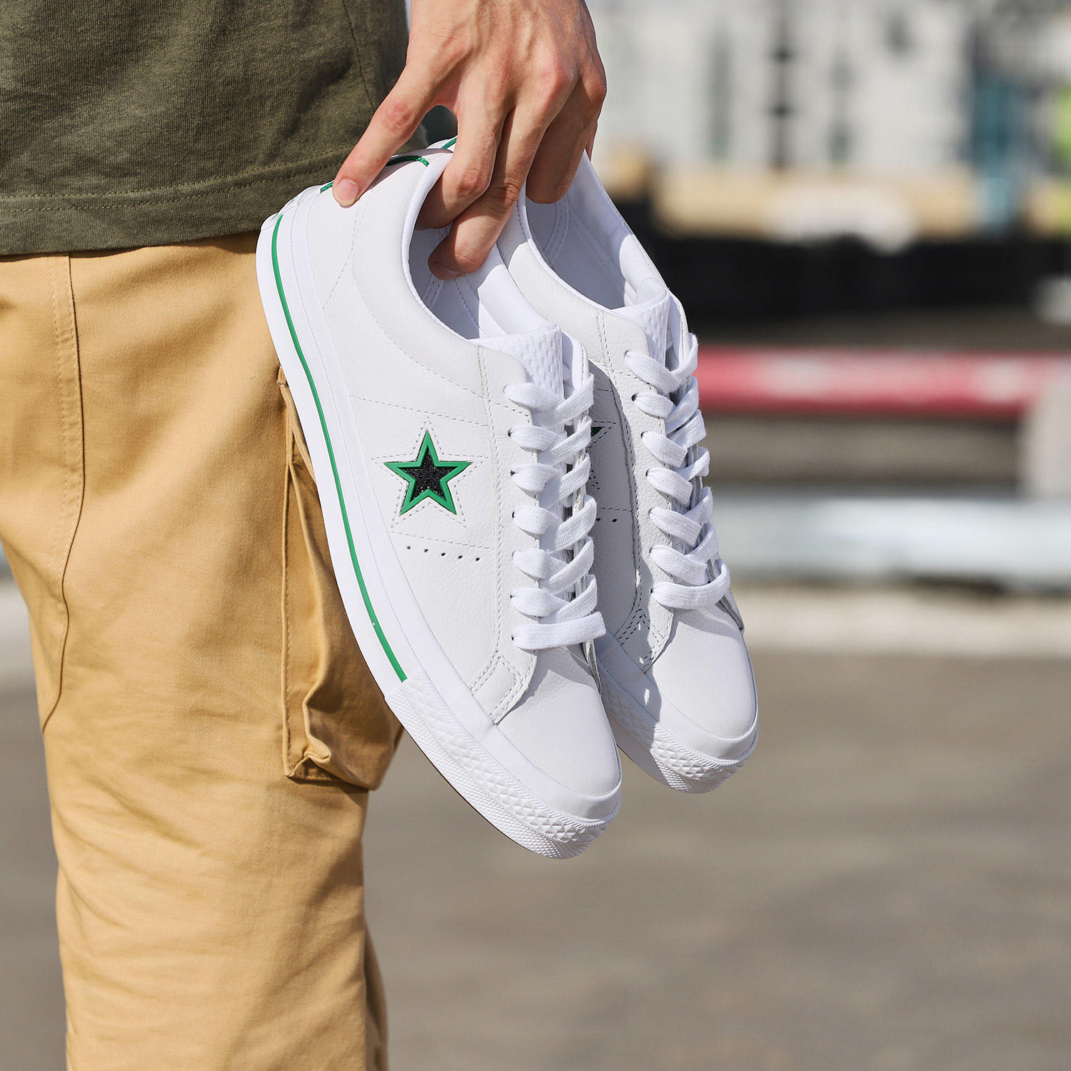 Converse One Star   灰绿