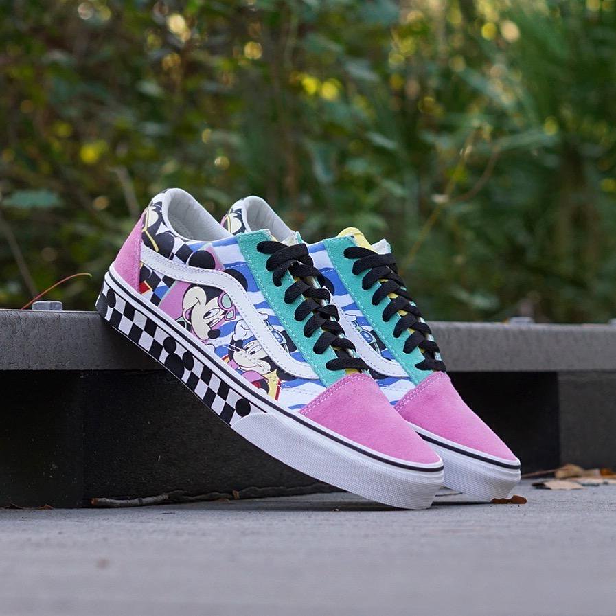 Vans Old Skool 粉色棋盘格
