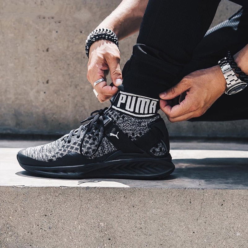 Puma Ignite evoKNIT  黑/生胶
