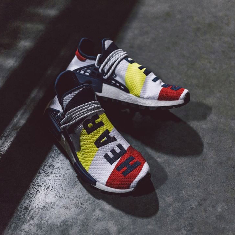 adidas NMD Human Race   蓝白黄