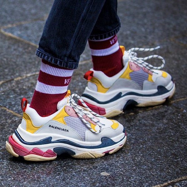 Balenciaga Triple-S  1.0黄/粉