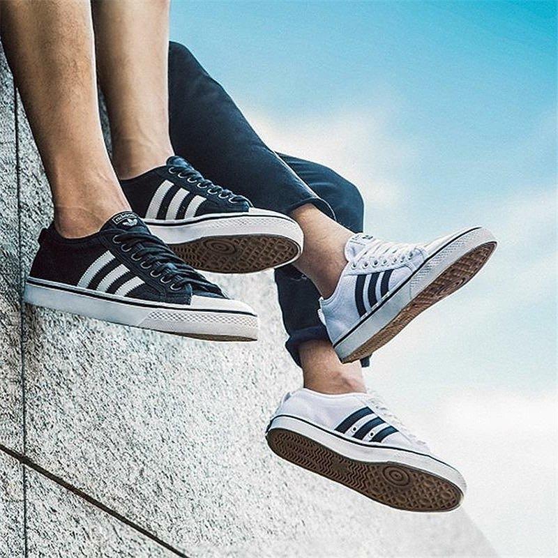 adidas Originals Nizza 白/黑色