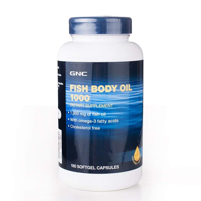 GNC 健安喜深海鱼油软胶囊 180粒/瓶