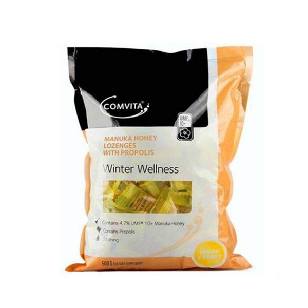 康维他麦卢卡10+蜂胶蜂蜜糖柠檬味500g