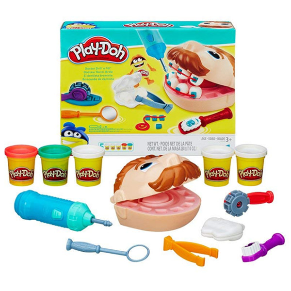 Hasbro孩之宝Play-Doh培乐多彩泥小小牙医B5520