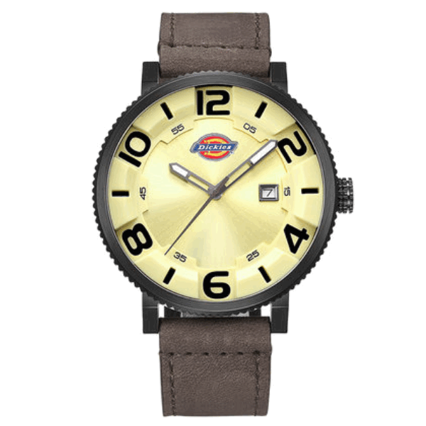 Dickies/帝客 潮流系列 防水皮带石英男表