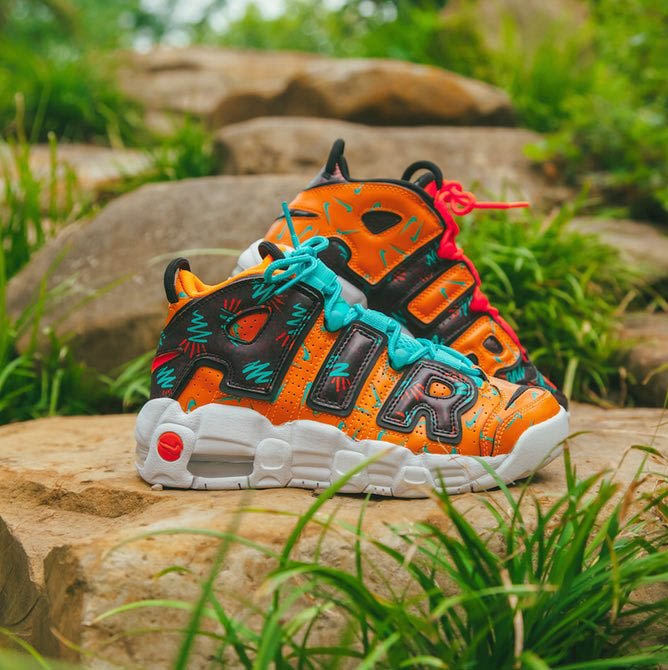 Nike Air More Uptempo 橙红