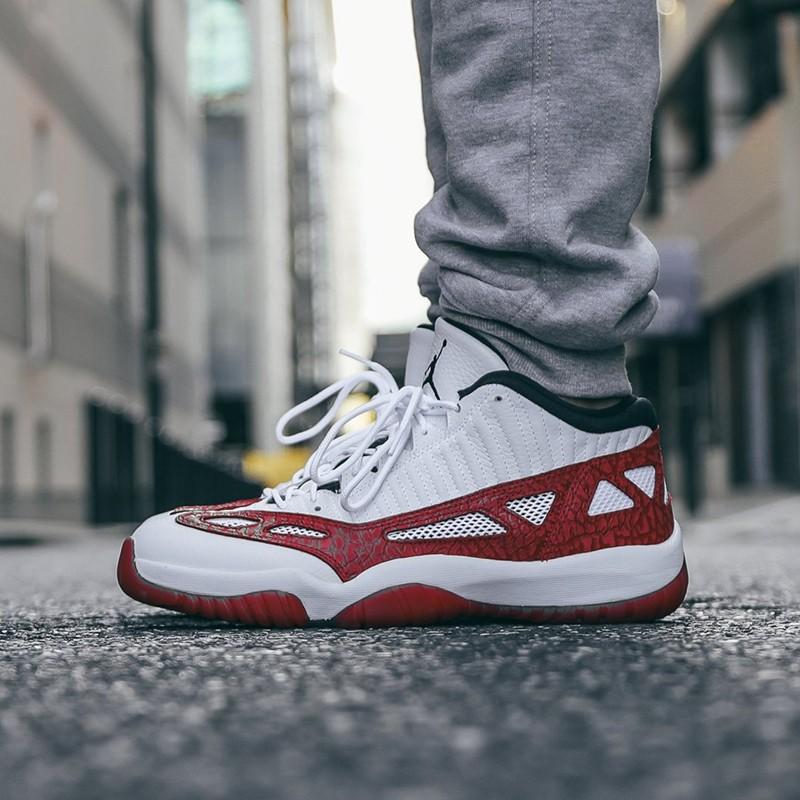 Air Jordan 11 Low IE白红Low