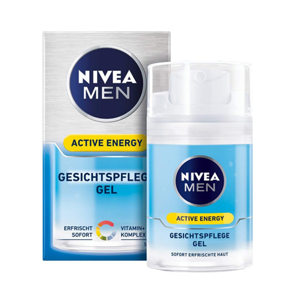 妮维雅男士Active Energy面部护理凝胶50ml