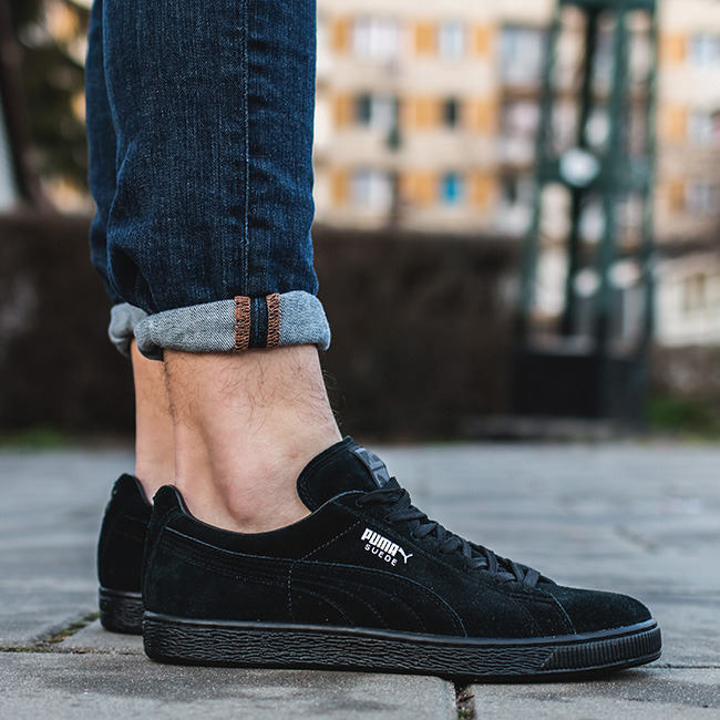 Puma Suede Classic 黑灰麂皮