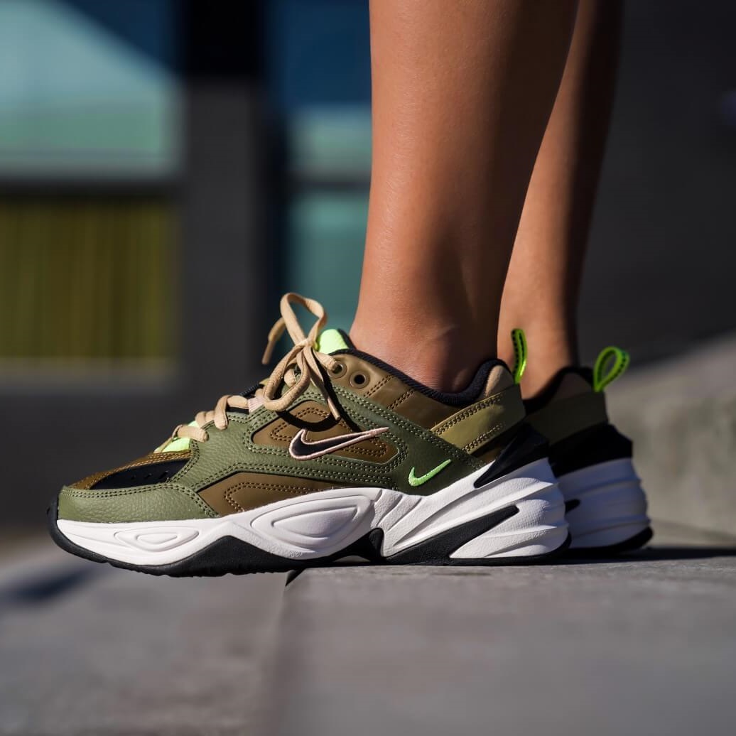 Nike M2K Tekno  绿棕