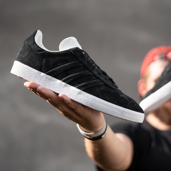 adidas Originals Gazelle 黑白麂皮
