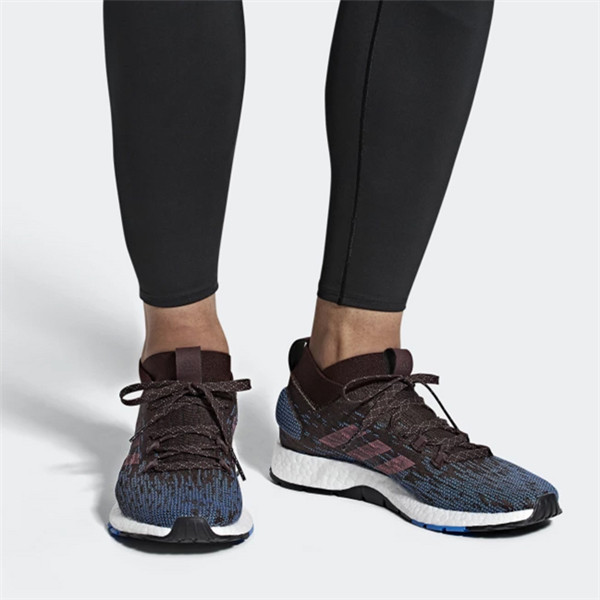 adidas Pure Boost RBL  黑蓝/酒红