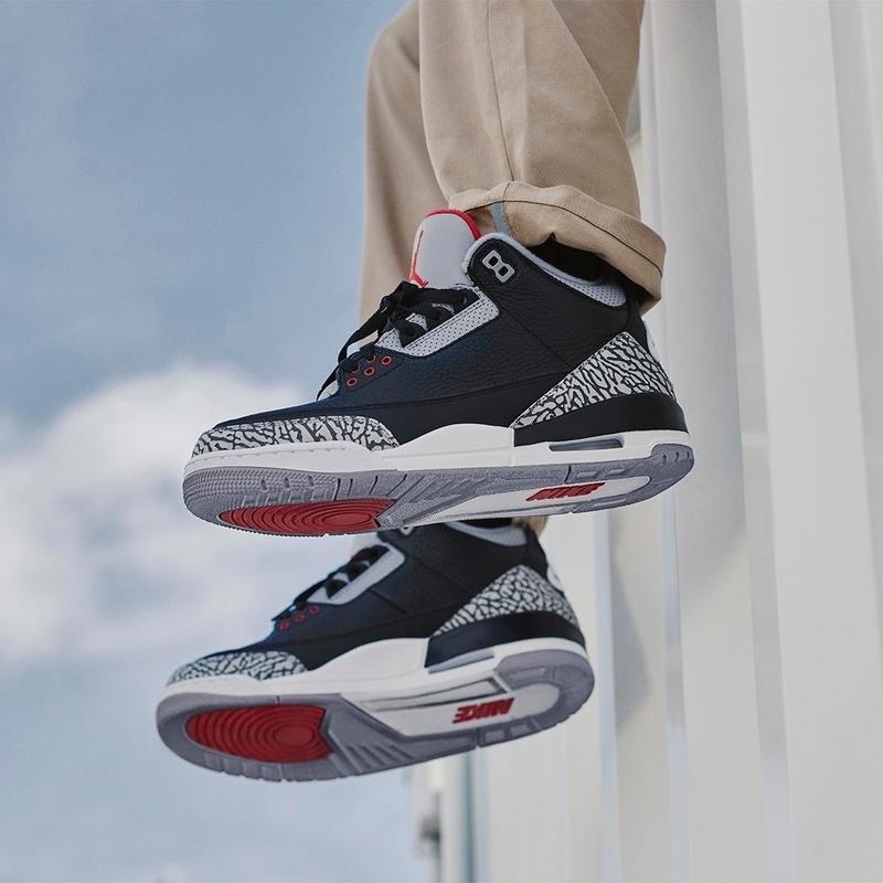 Air Jordan 3 Black Cement 黑水泥