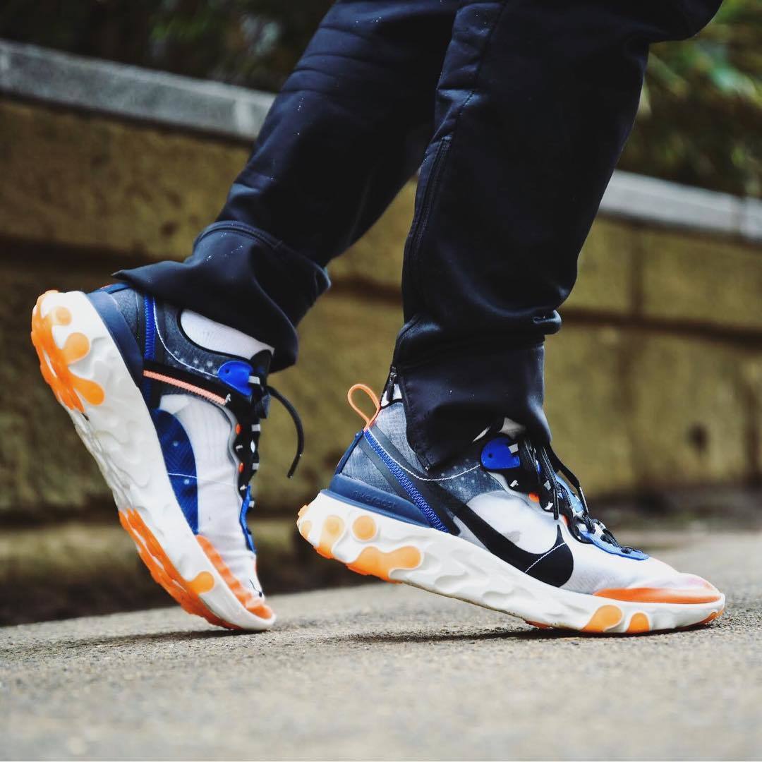 Nike React Element 87  蓝橙