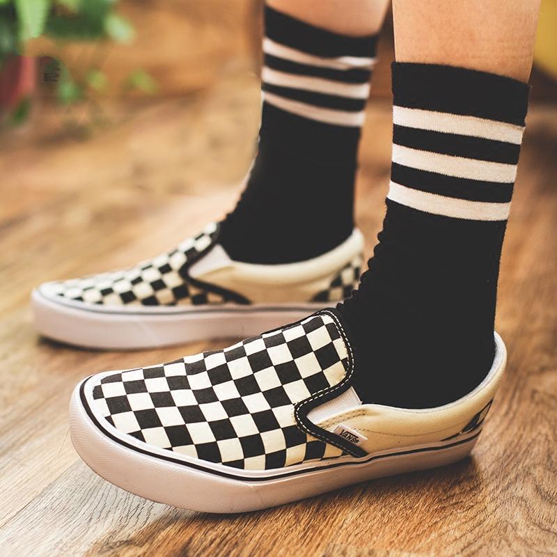 Vans Classic Slip-on  米白黑网格