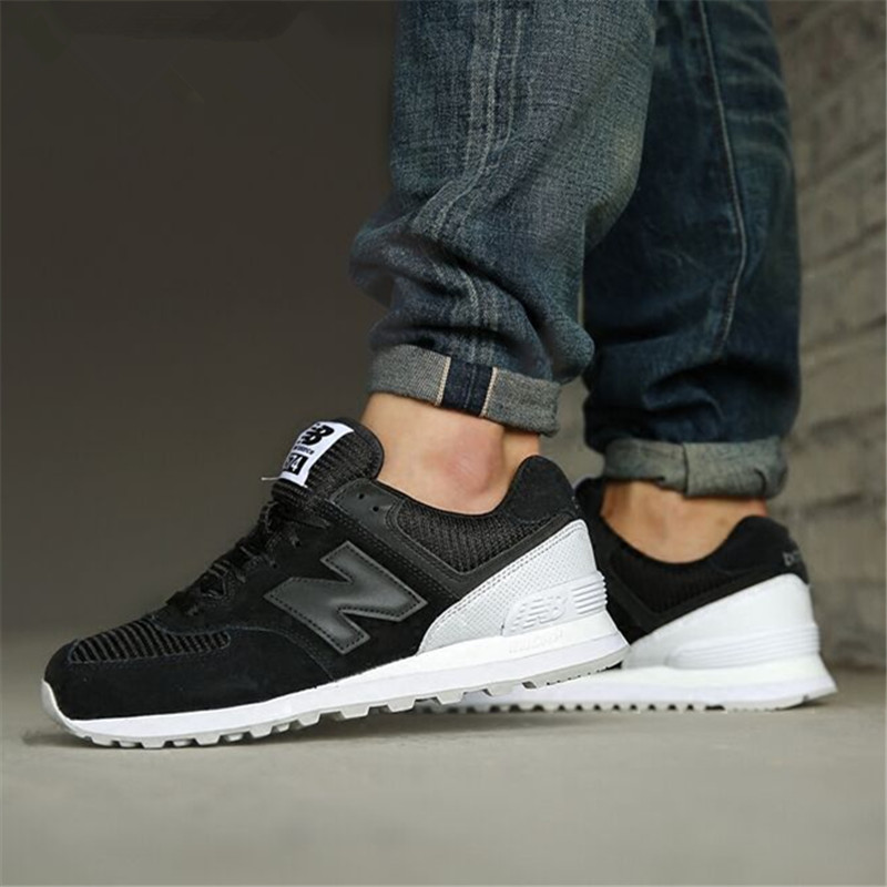 New Balance 574  黑白拼接