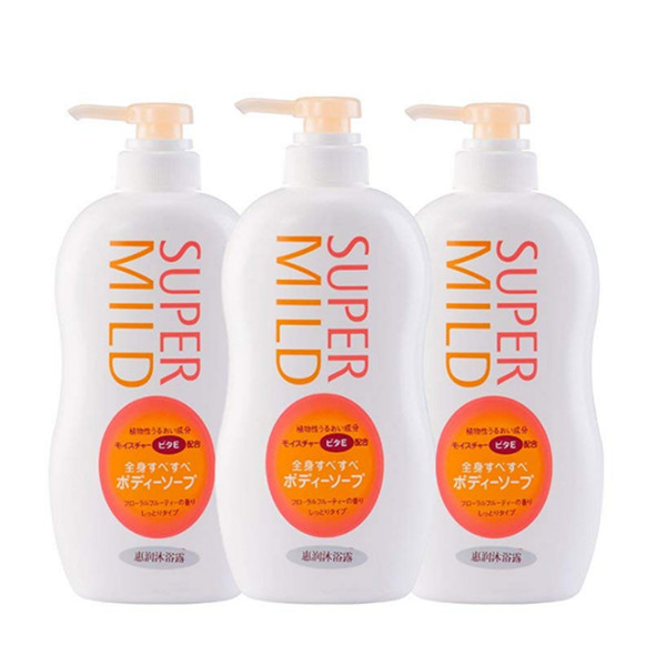 资生堂惠润淡雅果味香沐浴露650ml*3