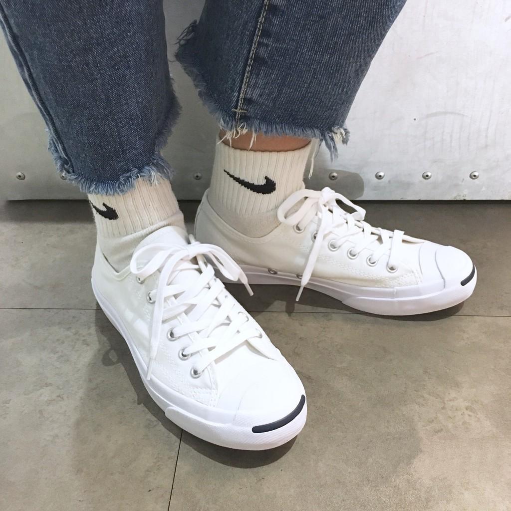 Converse Jack Purcell  白色/黑头