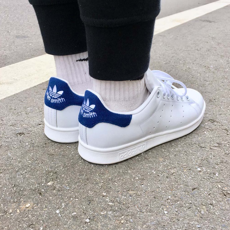 adidas Stan Smith  藏蓝毛绒