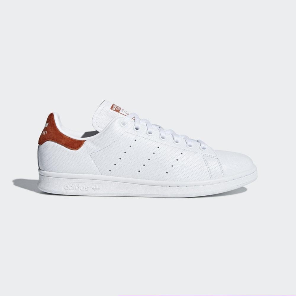 adidas Stan Smith 白色酒红尾