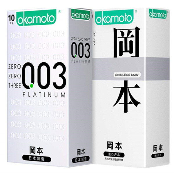 冈本 避孕套 超薄 组合装20片