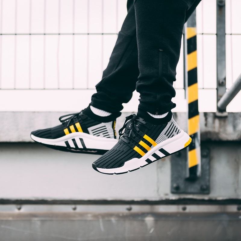 adidas EQT Support ADV Mid 黑灰黄PK