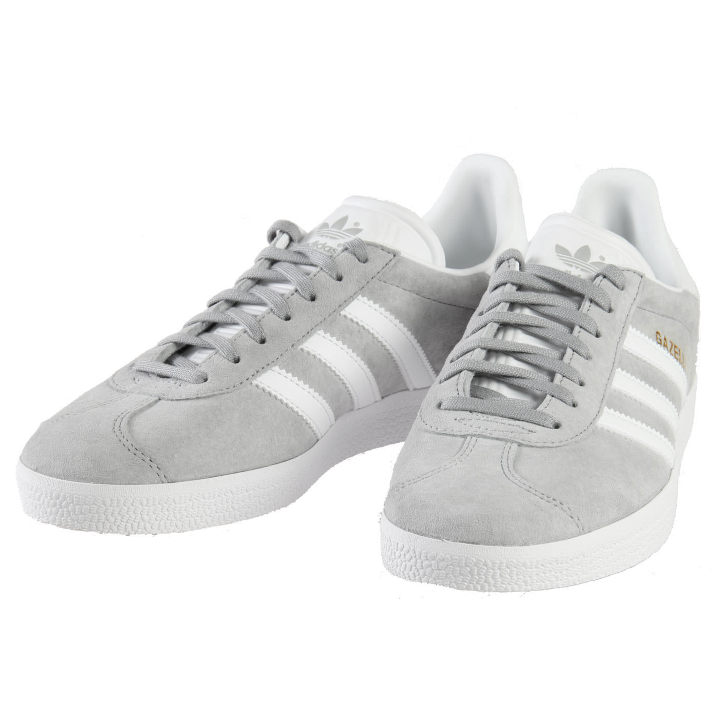 adidas Originals Gazelle 浅灰翻毛皮