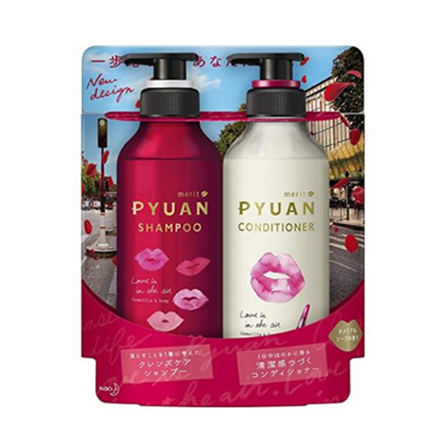 花王 PYUAN 山茶花&肥皂香洗护套装