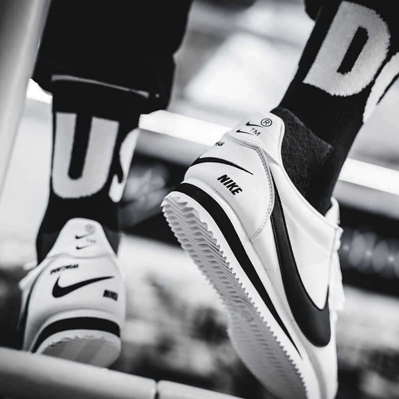 Nike Classic Cortez 黑白小勾