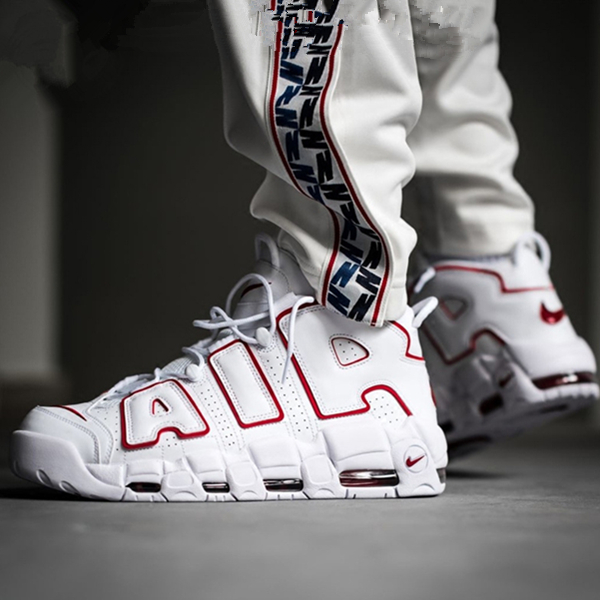 Nike Air More Uptempo 米白红