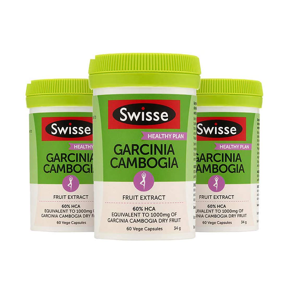 SWISSE 藤黄果精华片 60粒*3瓶