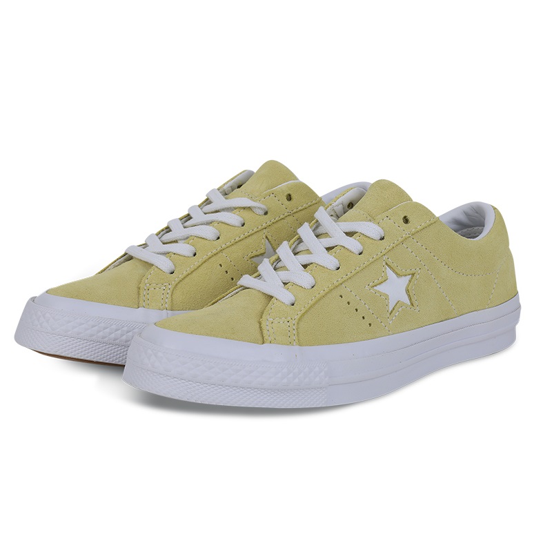 Converse One Star 淡黄色