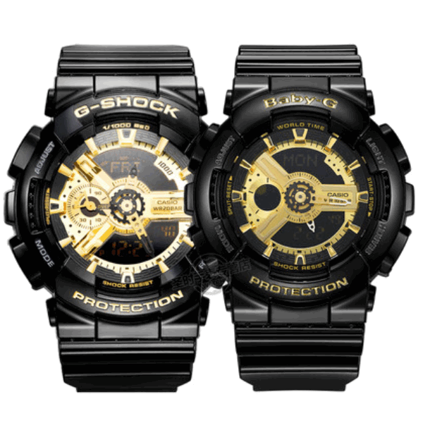 Casio/卡西欧 G-SHOCK情侣手表