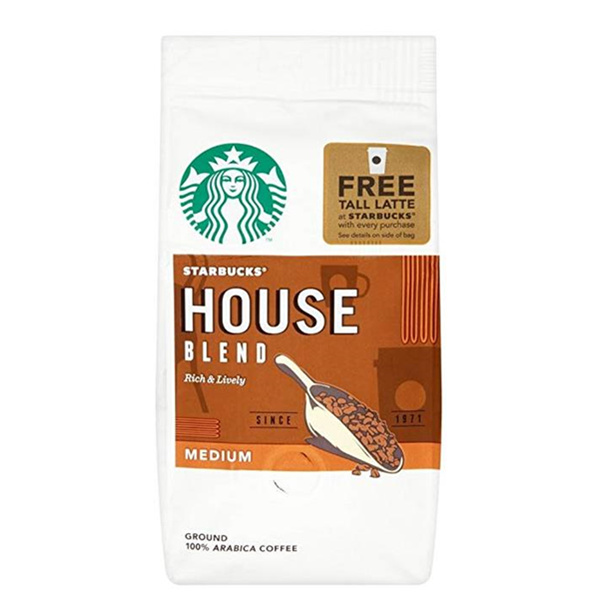 星巴克 House Blend 研磨咖啡粉 200g*6袋