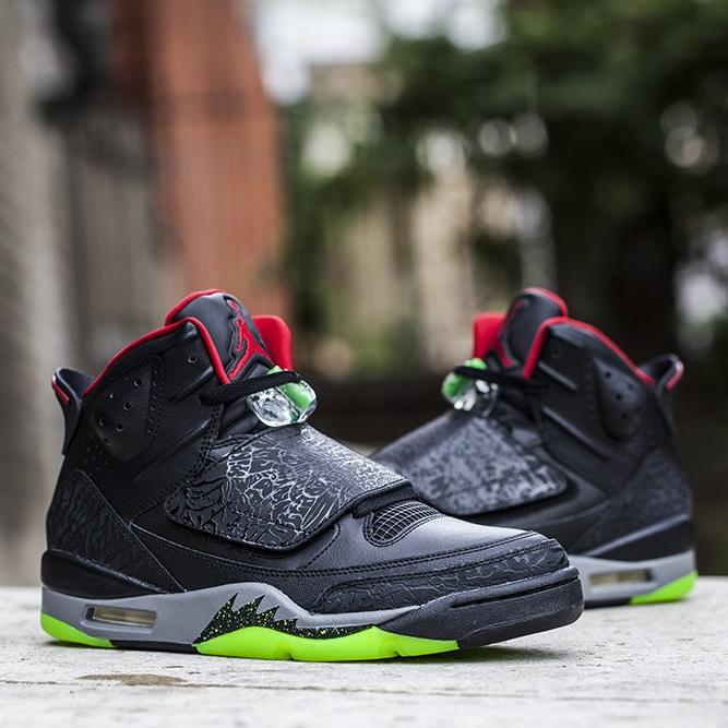 Air Jordan Son of Mars 黑荧光绿