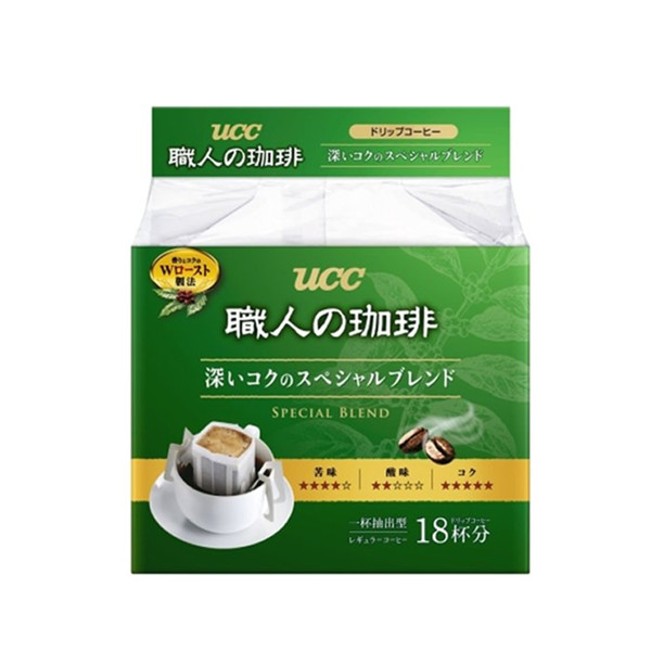 UCC悠诗诗滴滤式职人咖啡粉(深厚浓郁)7g×18p