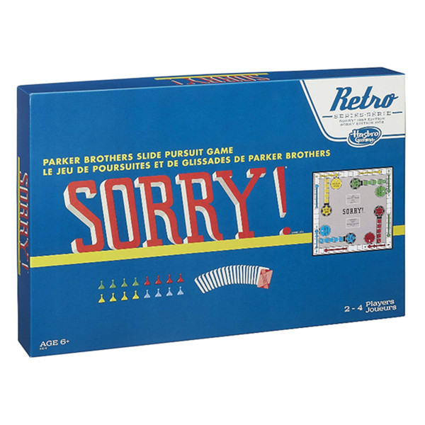 Hasbro孩之宝Retro系列 Sorry! 1958版游戏