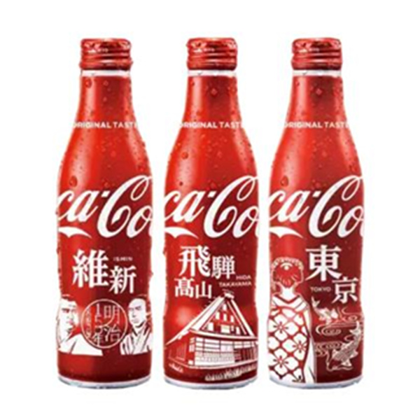 东京地区主题限量版可口可乐 250ml*3瓶