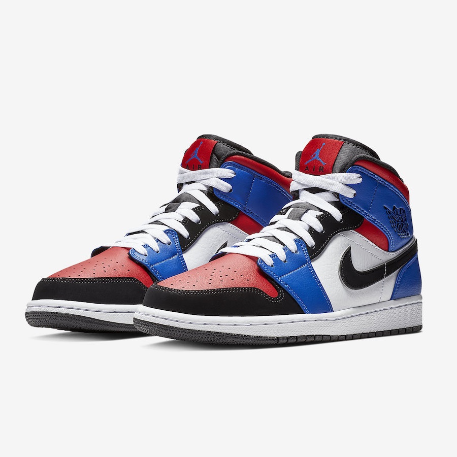 Air Jordan 1 Top 3 红蓝鸳鸯/黑脚趾