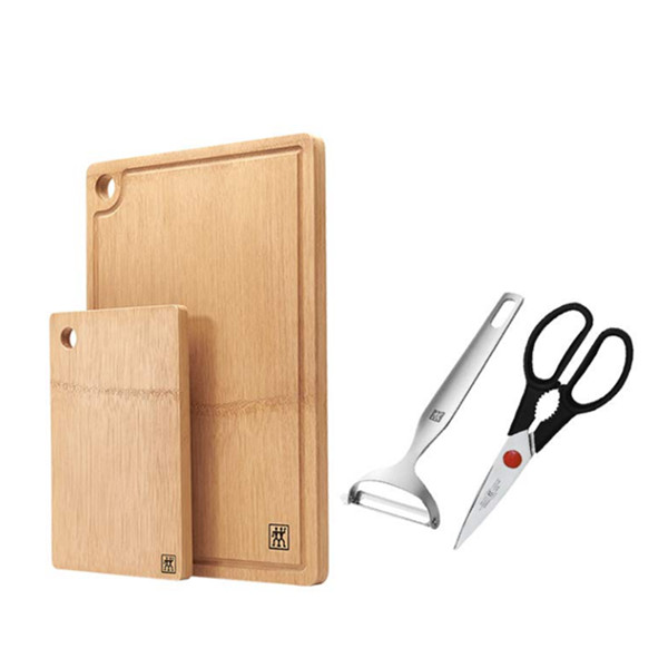 ZWILLING 双立人竹整张砧板4件套