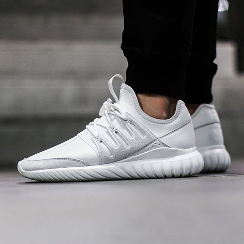 adidas Tubular Radial 米白/亮白