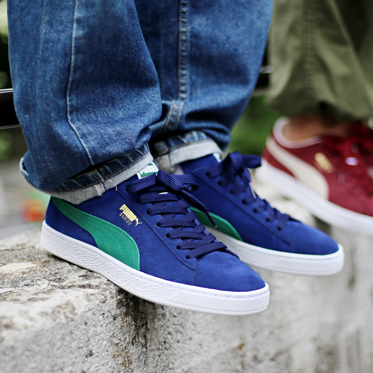 Puma Suede Classic 蓝/绿